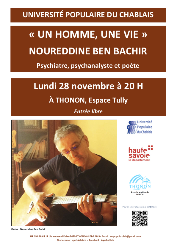 Université Populaire du Chablais - Noureddine Ben Bachir