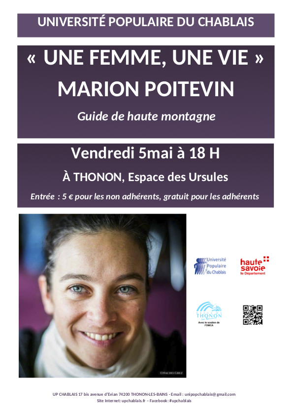 Université Populaire du Chablais - Marion Poitevin