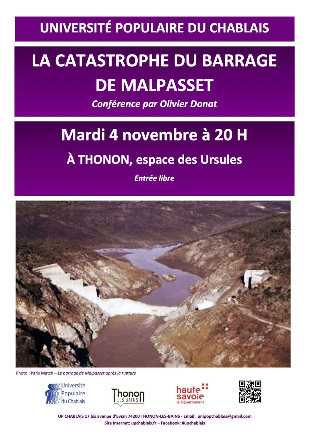 Université Populaire du Chablais - Olivier Donat