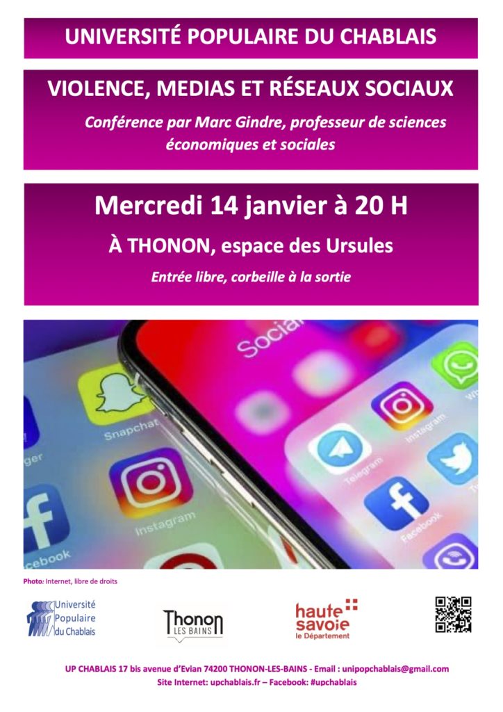 Université Populaire du Chablais - Marc Gindre