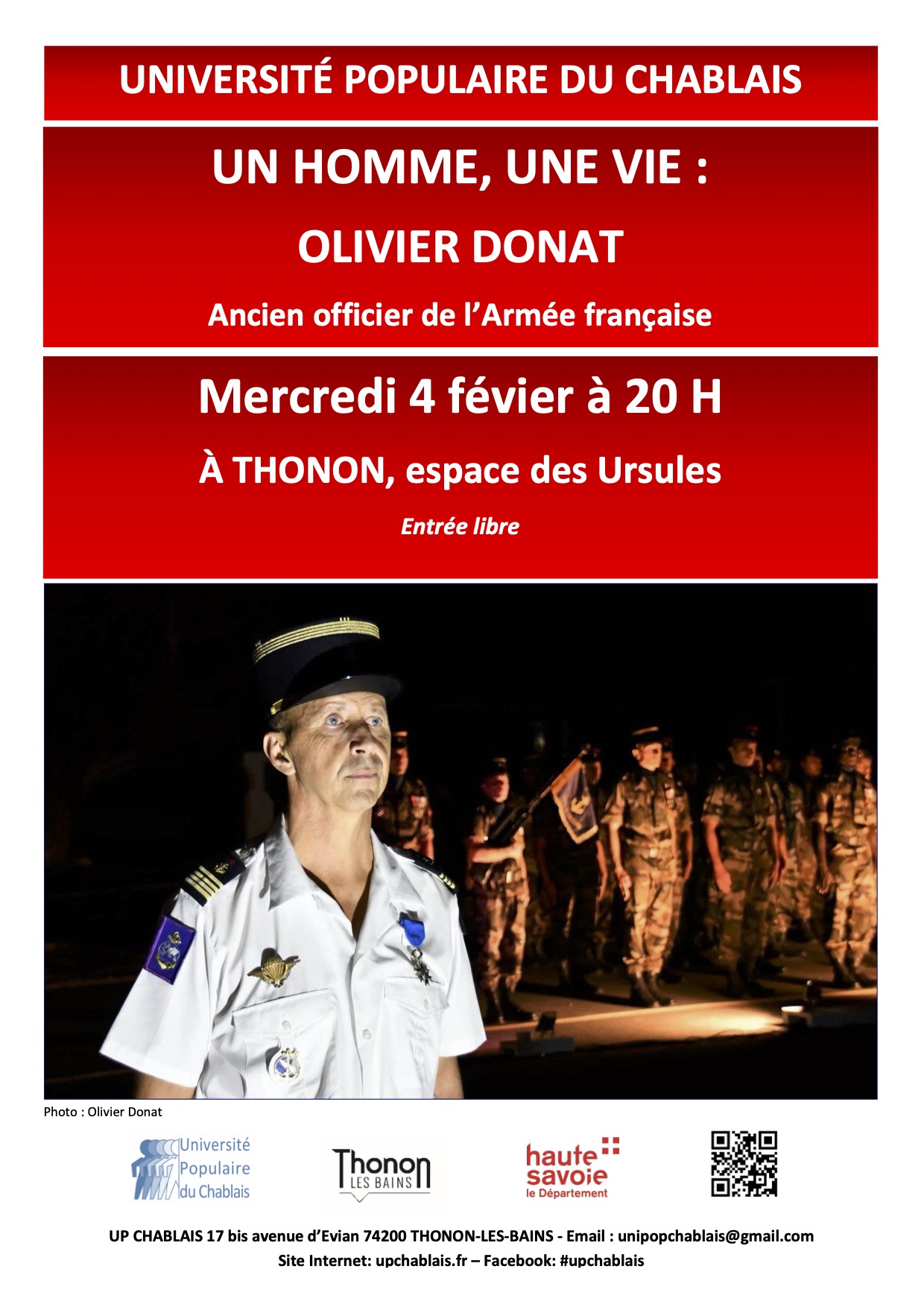 Université Populaire du Chablais - Olivier Donat