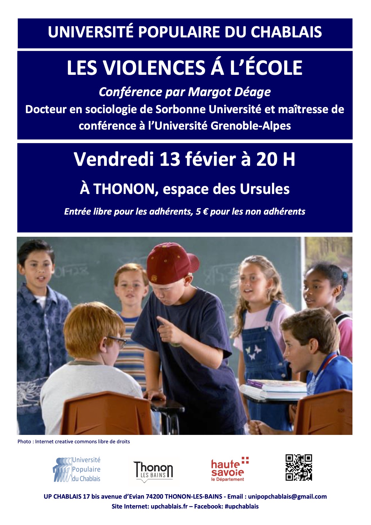 Université Populaire du Chablais - Margot Déage