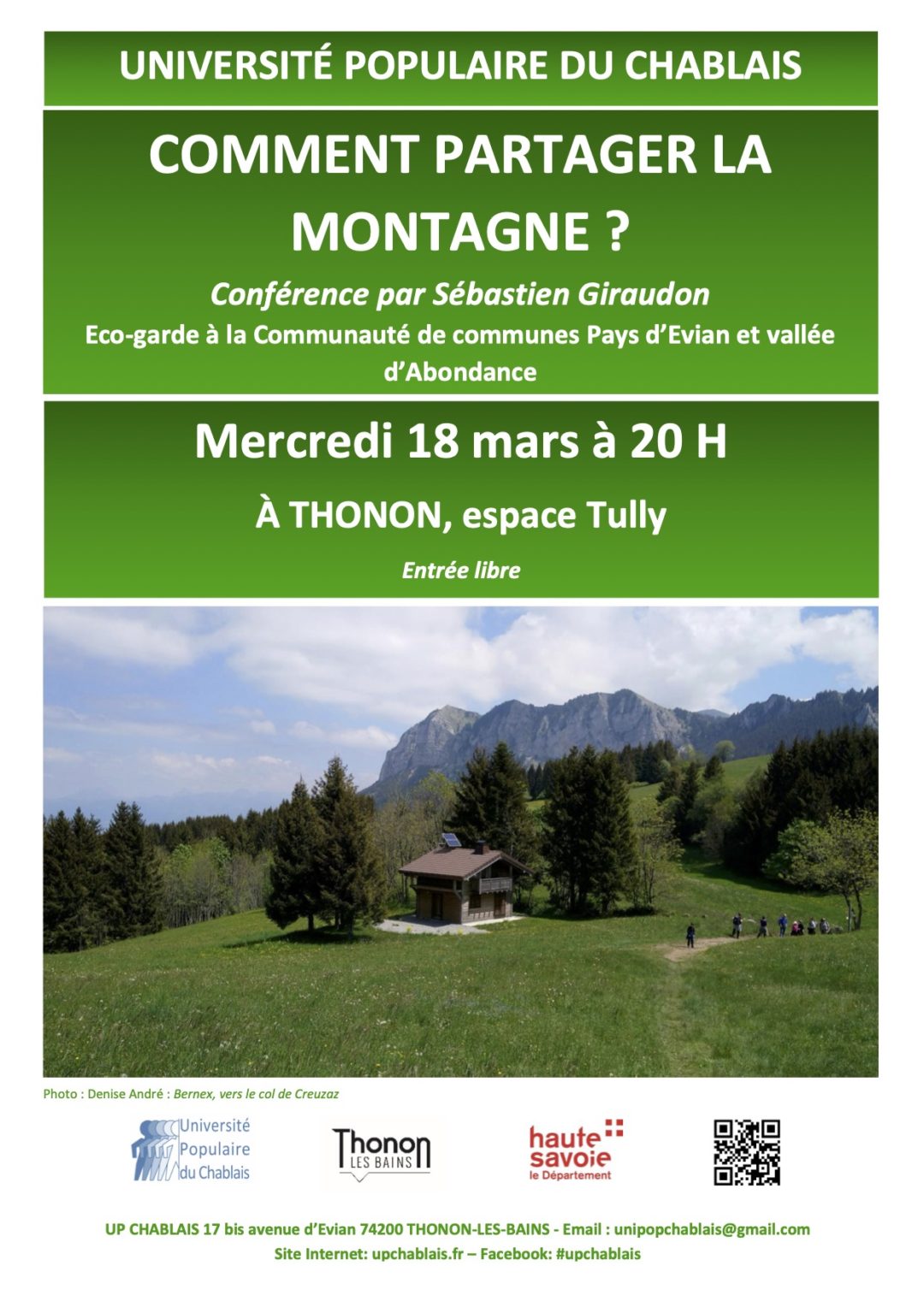 Université Populaire du Chablais - CCPEVA