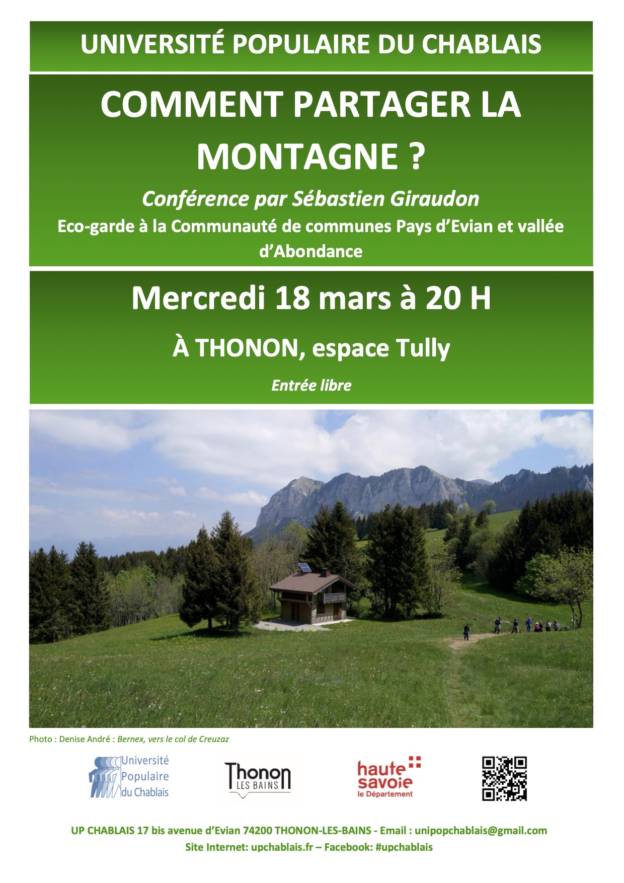 Université Populaire du Chablais - CCPEVA